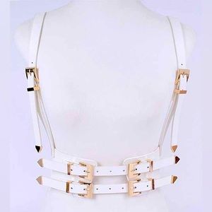 Plus Size Stallion II Western Vegan Leather Harness Statement Belt